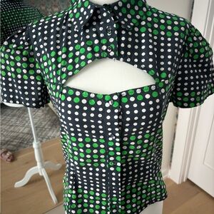 Anthropologie Walter Baker short sleeve button down